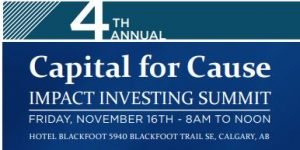 Blue & Green Capital for Cause postcard
